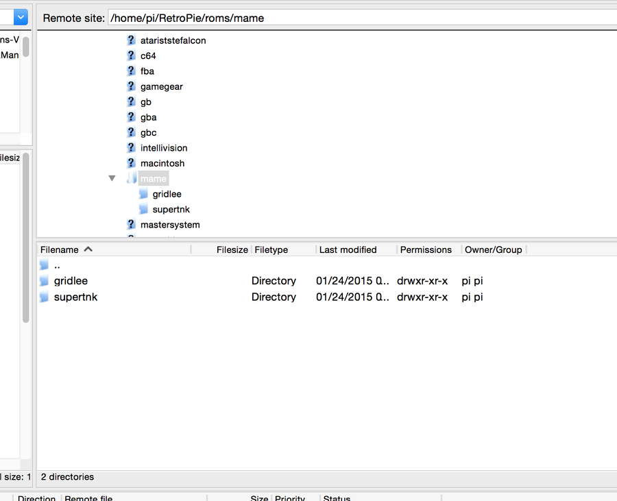 installing roms via sftp
