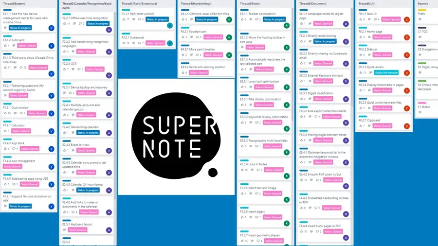 supernotes development roadmap